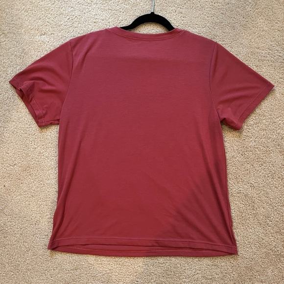 Red Graphic Tee with Vintage Car Print - Picture 4 of 4